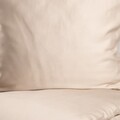 Lenjerie de pat dubla Bamsa, Homla, 3 piese, 160x200 cm, bumbac/bambus, bej