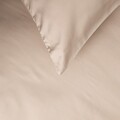 Lenjerie de pat dubla Bamsa, Homla, 3 piese, 160x200 cm, bumbac/bambus, bej