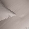 Lenjerie de pat dubla Bamsa, Homla, 3 piese, 160x200 cm, bumbac/bambus, gri