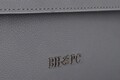 Geanta Beverly Hills Polo Club, 121, piele naturala, gri