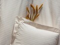 Lenjerie de pat dubla, Stripe - Ecru, Cotton Box, Bumbac Satinat