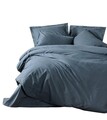 Lenjerie de pat dubla, L'essentiel Maison, Plain, Antracit