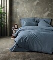 Lenjerie de pat pentru o persoana, L'essentiel Maison, Plain, Antracit
