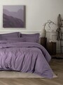 Lenjerie de pat dubla, Craft - Plum, Cotton Box, Lyocell/Bumbac