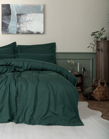 Lenjerie de pat dubla, Craft - Petrol Green, Cotton Box, Lyocell/Bumbac