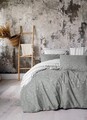 Lenjerie de pat dubla, Patara - Grey, Cotton Box, Bumbac Ranforce
