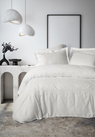 Lenjerie de pat dubla, L'essentiel Maison, Galant, Alb