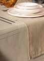 Set fete de masa 2 piese, L'essentiel Maison, Jasmine 160, Bej