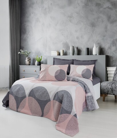 Cuvertura pique Single, L'essentiel Maison, Leron, Gri