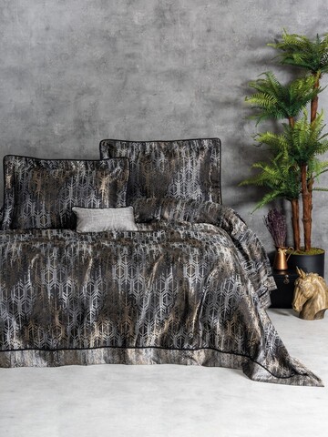 Set cuvertura de pat dubla 3 piese, L'essentiel Maison, Laura, Bej