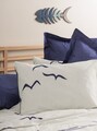 Set cuvertura matlasata Single, Larum - Dark Blue, Cotton Box, Bumbac Ranforce
