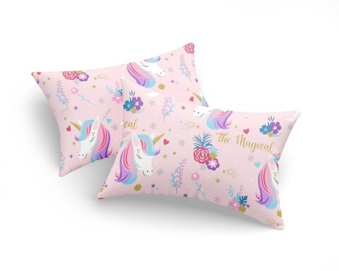 Set 2 fete de perna, L'essentiel Maison, Magical, 65% bumbac/35% poliester, Roz