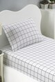Set de pat pentru o persoana (cearceaf cu elastic si perna) 2 piese, L'essentiel Maison, Artus, Gri