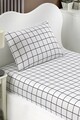 Set de pat pentru o persoana (cearceaf cu elastic si perna) 2 piese, L'essentiel Maison, Artus, Negru
