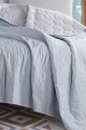 Cuvertura Single 155x200 cm, L'essentiel Maison, Solid, Albastru deschis / Gri