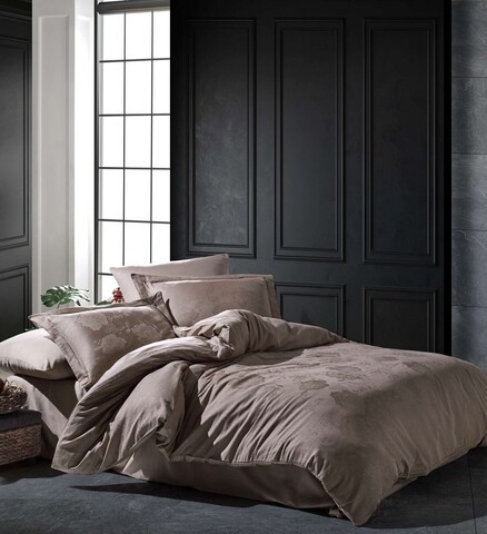 Lenjerie de pat dubla, L'essentiel Maison, Talia, Bej