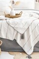 Set cuvertura de pat dubla 3 piese, L'essentiel Maison, Eva, Gri