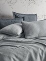 Set cuvertura de pat dubla 3 piese, L'essentiel Maison, Silvano, Gri