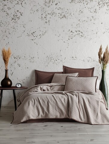 Set cuvertura de pat dubla 3 piese, L'essentiel Maison, Silvano, Maro