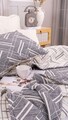 Set cuvertura de pat dubla 3 piese, L'essentiel Maison, Stella, Gri