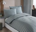 Lenjerie de pat pentru o persoana 2 piese, Road Potlu - Green, EnLora Home, Bumbac;Poliester