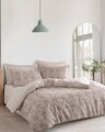 Lenjerie de pat pentru o persoana, L'essentiel Maison, Pure, Bumbac;Poliester, Maro