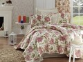 Set cuvertura pique Single, L'essentiel Maison, Care, Bumbac, Roz