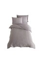 Lenjerie de pat pentru o persoana, Road Potlu - Brown, EnLora Home, Bumbac;Poliester