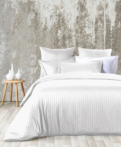 Lenjerie de pat dubla, L'essentiel Maison, Exlusive Line, Alb