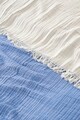 Cuvertura matlasata dubla, L'essentiel Maison, Muslin, Albastru deschis