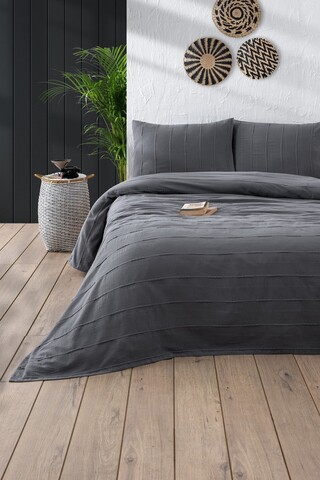 Set cuvertura pique dubla, L'essentiel Maison, Sedef, Antracit