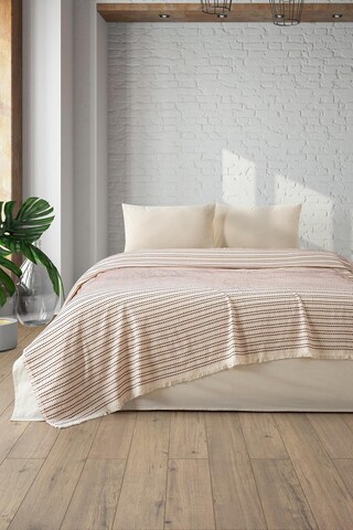 Cuvertura matlasata dubla, L'essentiel Maison, Loom, Bordo