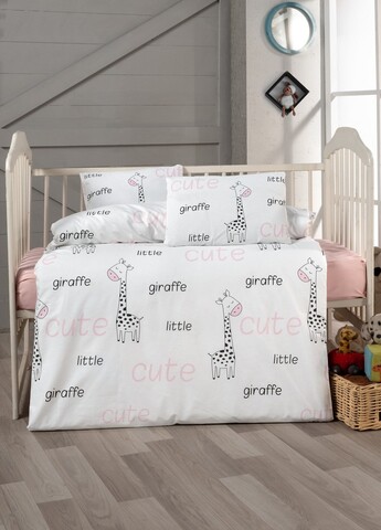 Lenjerie de pat pentru copii, Giraffe, Life Style, Bumbac Ranforce