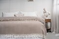 Cuvertura matlasata dubla, Balıksırtı - Brown, ICF Bedroom, Bumbac