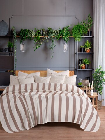 Cuvertura matlasata dubla, Porto - Camel, Viaden, Bumbac reciclat