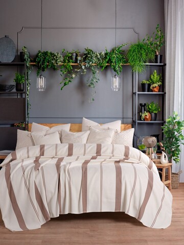 Cuvertura matlasata dubla, Lizbon - Camel, Viaden, Bumbac reciclat