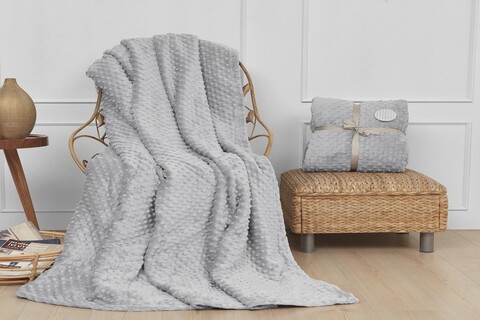 Patura Double, L'essentiel Maison, Ipeksoft, Gri