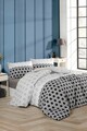 Lenjerie de pat pentru o persoana, Geometric, Tabu Home, 65% bumbac/35% poliester