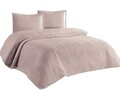 Set cuvertura de pat dubla 3 piese, Sena - Powder, Dowry World, Bumbac