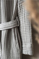 Halat de baie unisex, L'essentiel Maison, Kimono, Gri