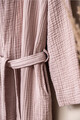 Halat de baie unisex, L'essentiel Maison, Kimono, Roz pudra