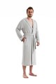 Halat de baie unisex, L'essentiel Maison, Muslin, Gri