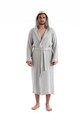 Halat de baie unisex, L'essentiel Maison, Muslin, Gri