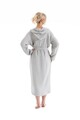 Halat de baie unisex, L'essentiel Maison, Muslin, Gri