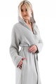 Halat de baie unisex, L'essentiel Maison, Muslin, Gri