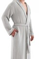 Halat de baie unisex, L'essentiel Maison, Muslin, Gri