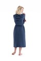 Halat de baie unisex, L'essentiel Maison, Muslin, Albastru navy