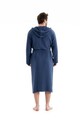 Halat de baie unisex, L'essentiel Maison, Muslin, Albastru navy