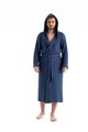 Halat de baie unisex, L'essentiel Maison, Muslin, Albastru navy