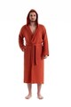 Halat de baie unisex, L'essentiel Maison, Muslin, Caramiziu